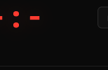 Red clock, no signal